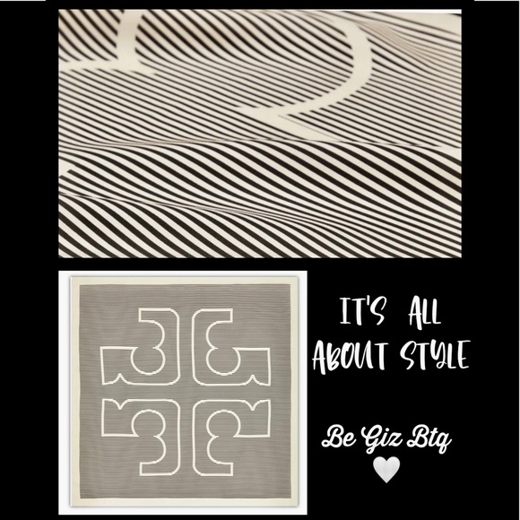 JUST IN TORY BURCH SILK SCARF PRICE FIRM - Picture 3 of 9